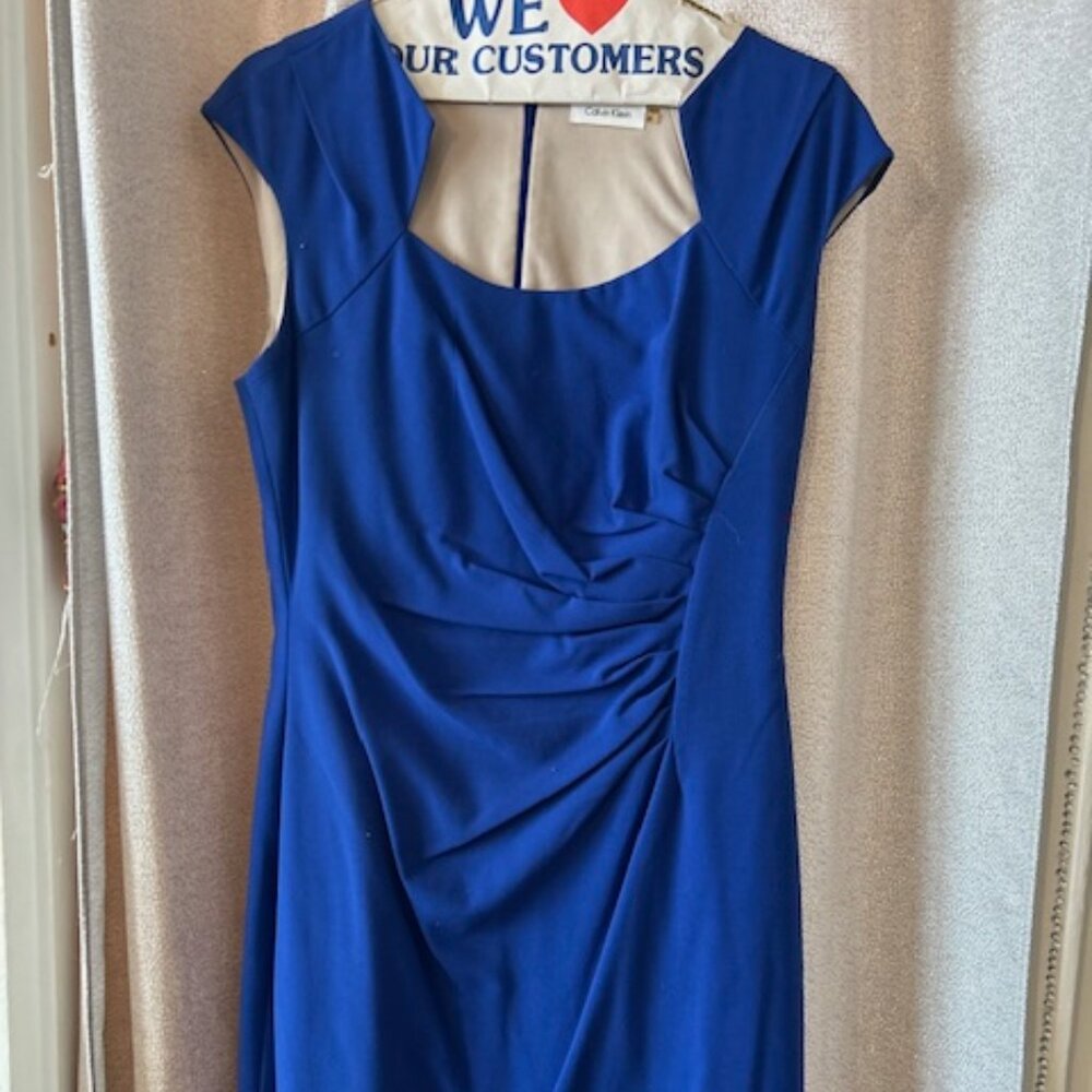 Royal Blue Dress by Calvin Klein (size 8)